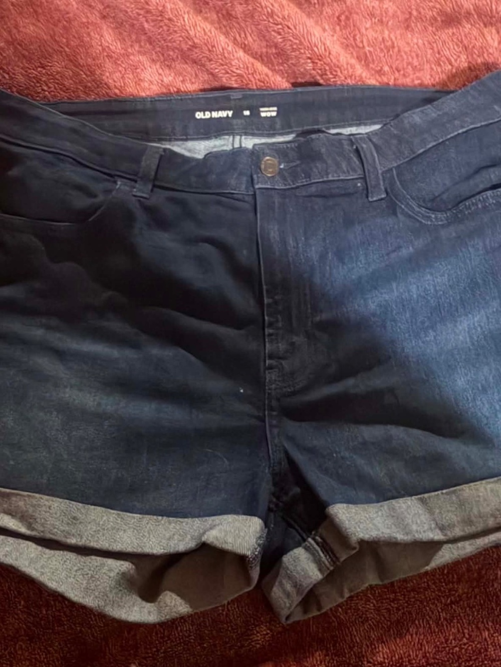 Old Navy denim shorts (used) size 16